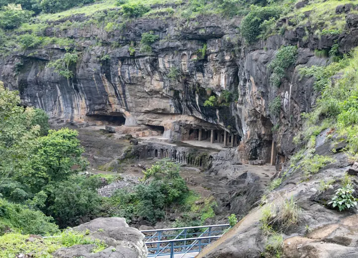 Ancient Buddhist caves at Pitalkhora